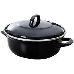 BK Fortalit Stoof/Braadpan 28 cm, Pfanne + Kochtopf, Schwarz