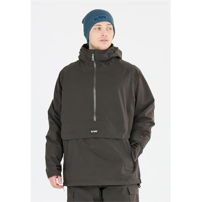 Skijacke SLOPE "Ruki", Herren, Gr. XXS, grau, 100% Polyester, unifarben, normal, ohne Ausschnitt, Jacken Skijacke, Im wetterfesten Anorak-Design