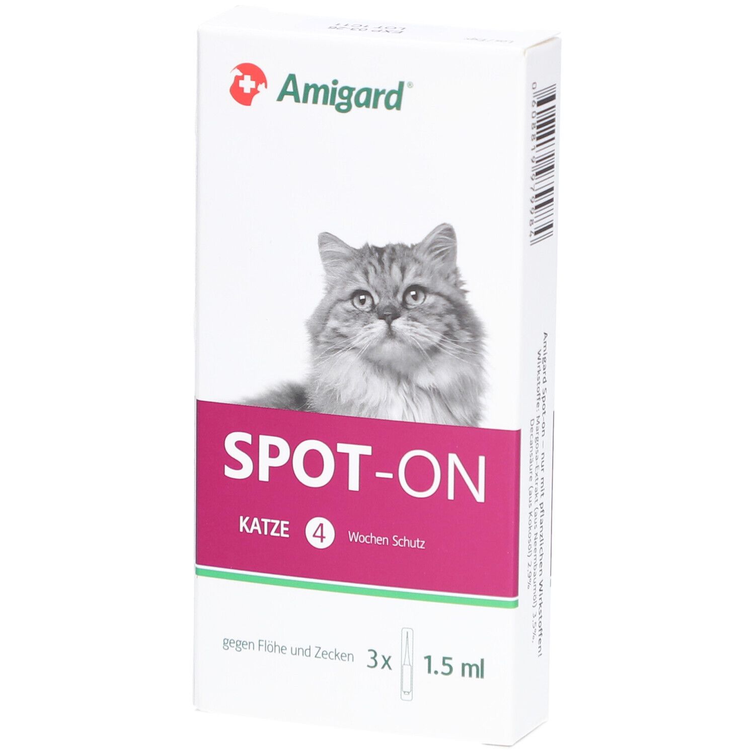 Amigard Spot-on f.Katzen 3x1,5 ml Tropfen