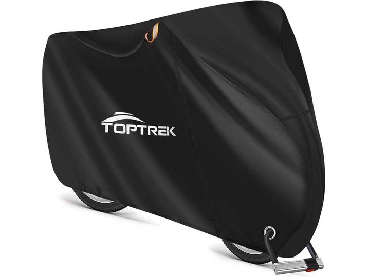 Toptrek 210D Fahrradabdeckung Oxford-Gewebe wasserdicht 200x110x70cm Schutzhülle
