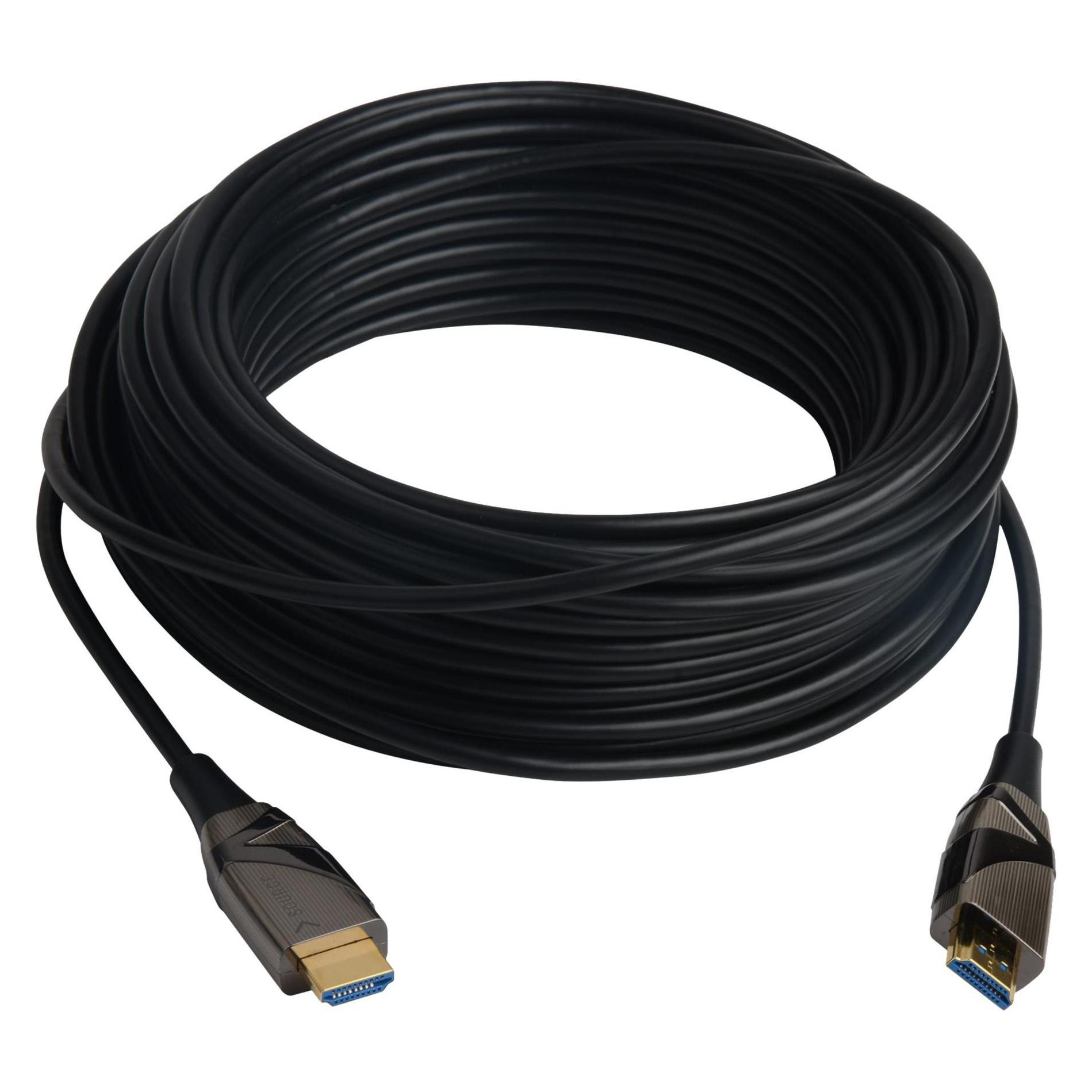 EFB Elektronik GmbH HDMI2.0 AOC LWL Kabel 30 m, Das Aktive High Speed HDMI-Audio-Video-Kabel zeichnet sich durch ei (30 m) (ICOC-HDMI-HY2-030)