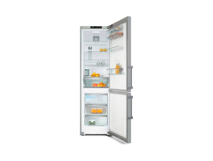 Miele KFN 4799 CDE Kühl-Gefrierkombination Silber rechts