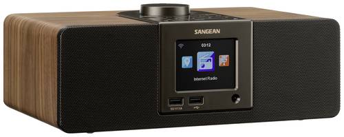 Sangean WFR-32 Internet Tischradio Internet Bluetooth, AUX, USB, Internetradio Inkl. Fernbedienung Schwarz, Holz