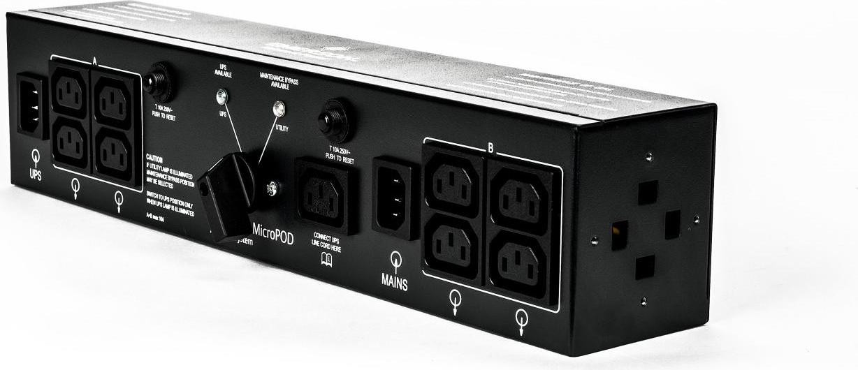 Vertiv Liebert MicroPod MP2-210K Omleidingsschakelaar voor Liebert GXT3-modellen en PSI PS750RT3-230