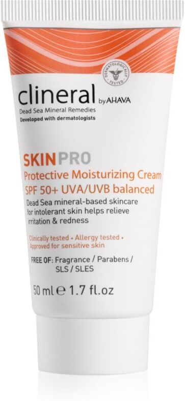 AHAVA Clineral SKINPRO moisturising and protective cream for sensitive and intolerant skin SPF 50 50 ml