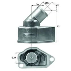Thermostat Kühlmittel MAHLE TI 9 87 für Opel Daewoo Chevrolet Astra F Omega B