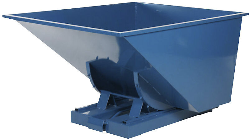 Kippbehälter, blau, Volumen 900 l eurokraft basic