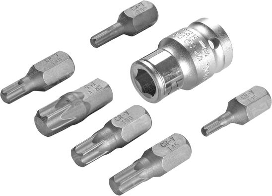 Swstahl Set, Schraubendreher-Einsatz (Bits) 04421sb