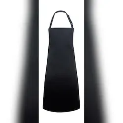 Bib Apron Basic: One Size / Black