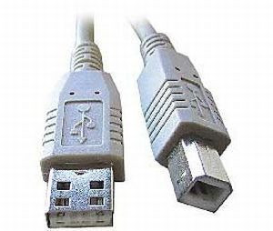 PremiumCord USB 2.0 A-B verbindingskabel, 3 meter, zwart