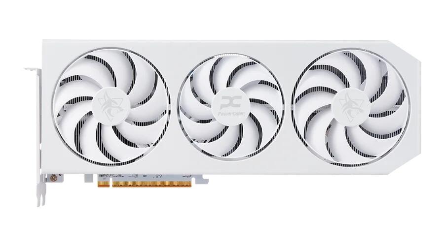 Powercolor Grafikkarte AMD Radeon RX 9070 XT Hellhound Spectral White OC 16GB GDDR6 weiß RX9070XT 16G-L/OC/WHITE