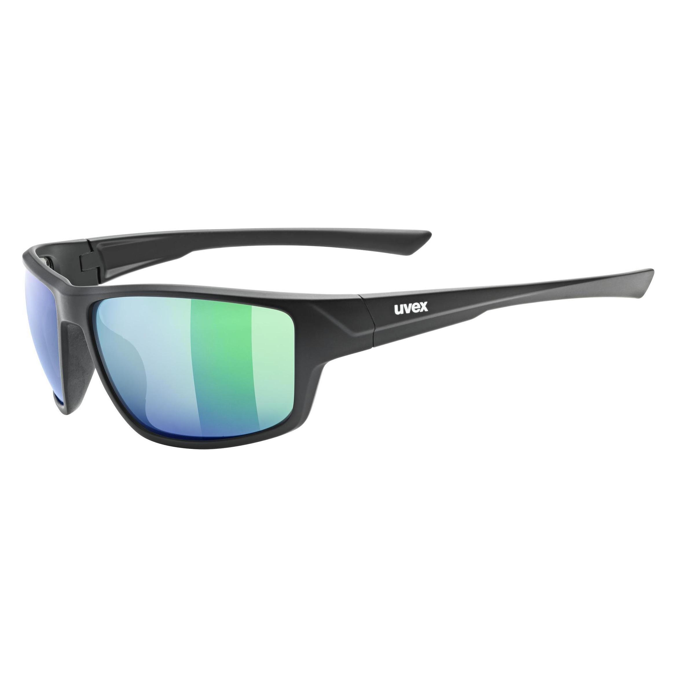 Uvex sportstyle 230 (black m./mir.green, Black Mat, Black Matt (Green), Mirror Green) (532069-2215)