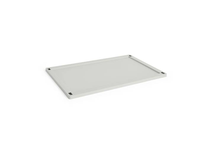 HAY Colour Crate lock plastic large Grey