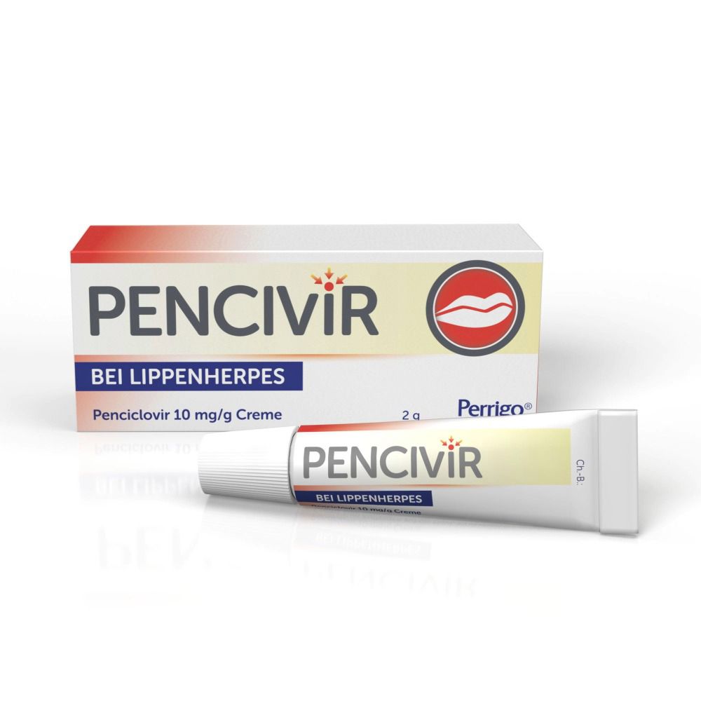 Pencivir bei Lippenherpes Creme 2 g