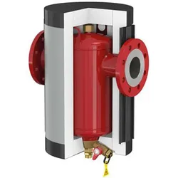 Flamcovent Clean IsoPlus DN150 Iso Combi Luft und Schlamm