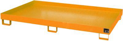 Regalwanne Typ RW/RW 2200-1, ohne Gitterrost, orange RAL2000