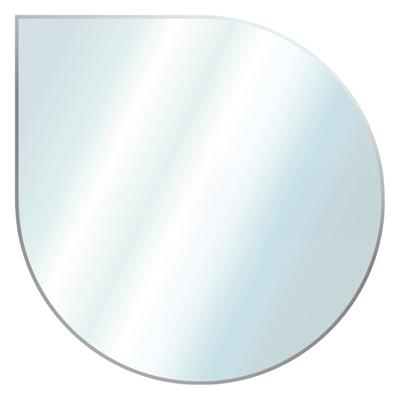 Bodenschutzplatte ADURO, transparent, B:110cm H:6mm L:110cm, Glas, Bodenschutzplatten, BxL: 110x110 cm