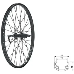 Kellys, Laufräder, (Hinterrad, 24")