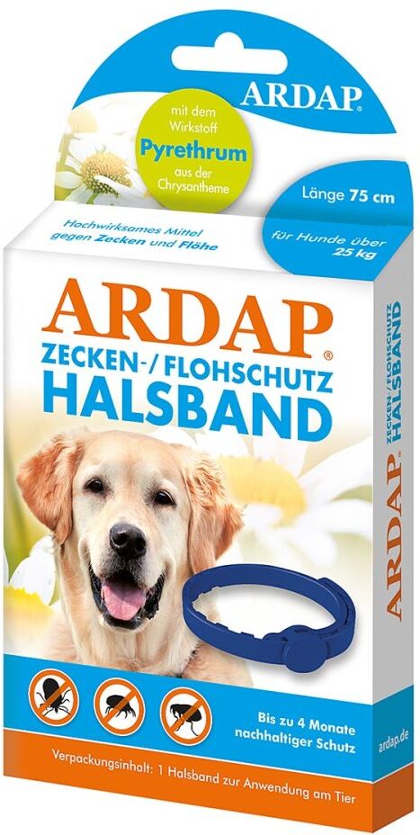Ardap Zecken-/flohschutzhalsb.gr.hunde üb.25 kg 1stk