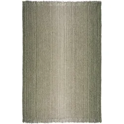 Teppich uni Grün 60 x 110 cm - WEAVER   Kadima Design