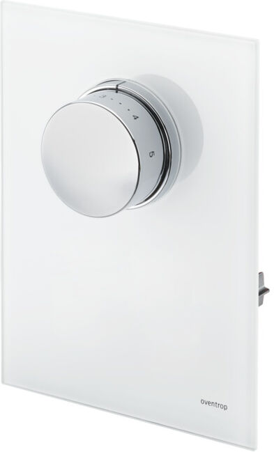 Oventrop Couvercle Unibox T RTL verre véritable blanc, avec thermostat (1022777)