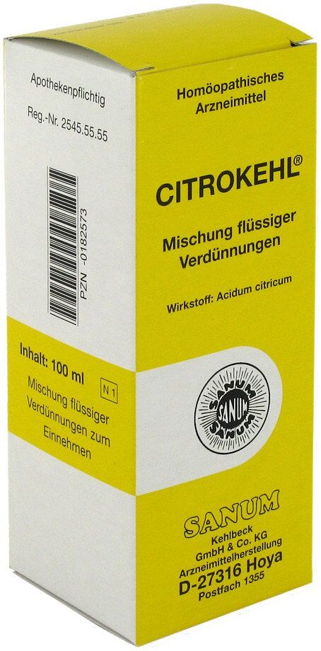 Citrokehl Tropfen 100ml