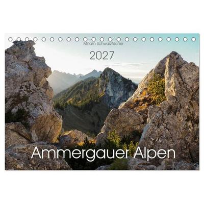 Ammergauer Alpen (Tischkalender 2027 DIN A5 quer), CALVENDO Monatskalender