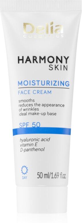 Delia Cosmetics Harmony Skin moisturising facial cream SPF 50 50 ml
