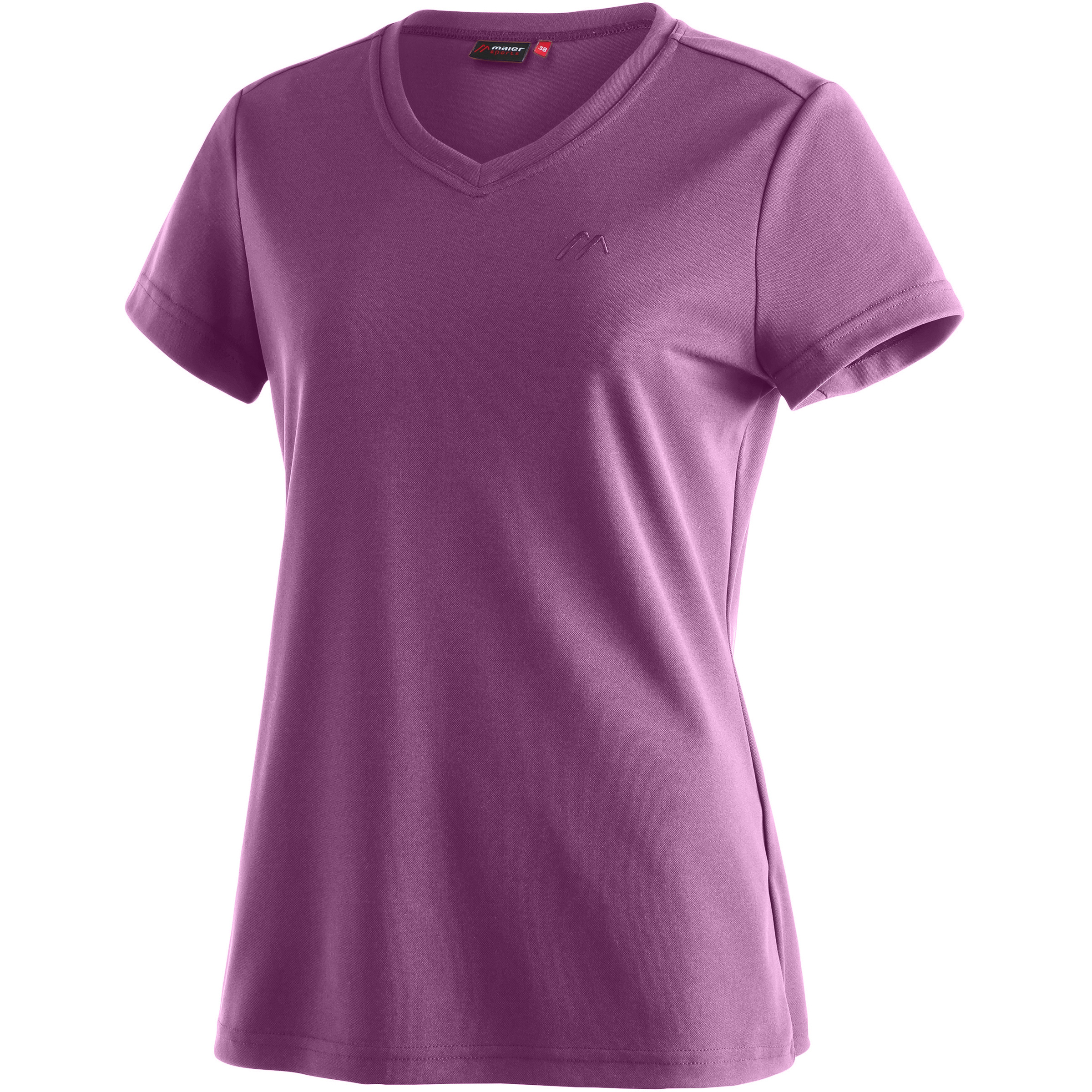 Maier Sports Trudy Damen T-Shirts lila Größe XL Trekking Elastisch