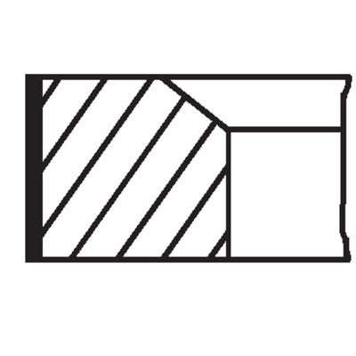 MAHLE Kolbenringsatz 039 91 N1