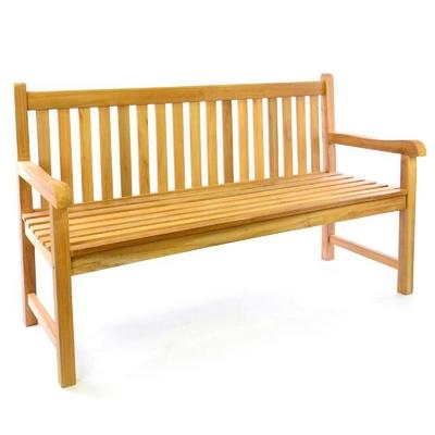 3er Sitzbank Gartenbank Landhausstil Teak Holz