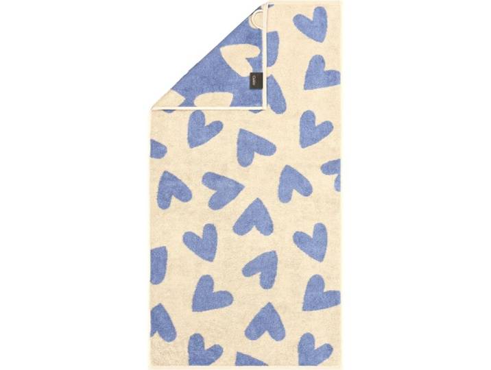 Cawö Frottierwäsche Hearts mit eingewebtem Herz-Design – Duschtuch – 70x140 cm