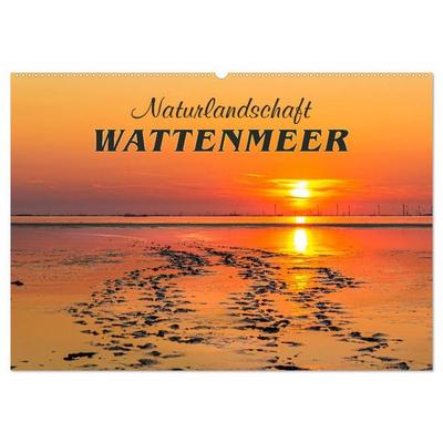 Naturlandschaft WATTENMEER (Wandkalender 2027 DIN A2 quer), CALVENDO Monatskalender