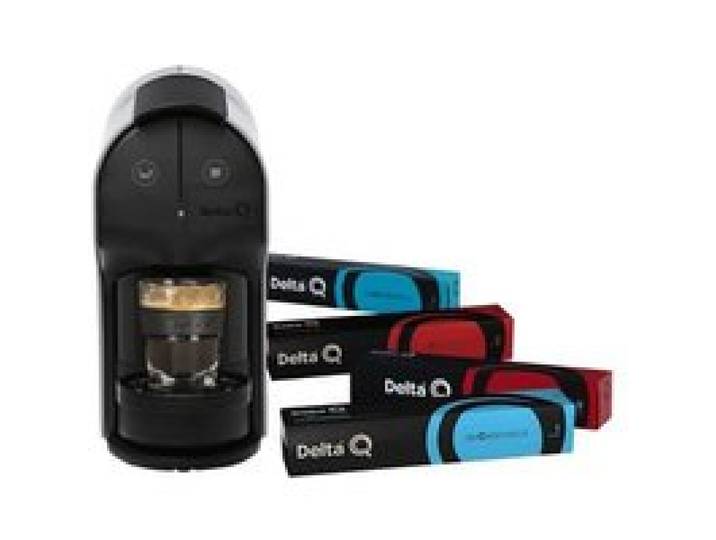 Machine à café à capsules - DELTA Q - Q Qool Evolution - Blanche - 1 L - 19 bars