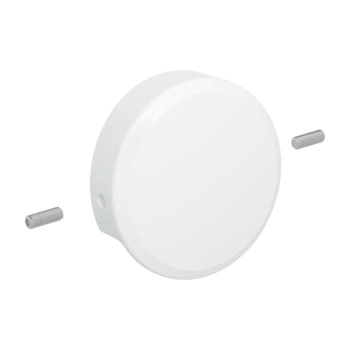 Geberit Abdeckung 116039111 für Sprühkopf, ohne Logo, verschraubt, weiß-alpin