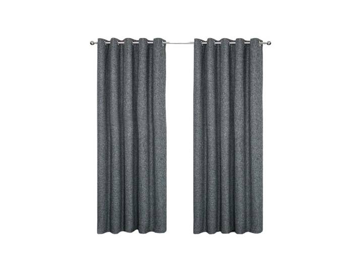 VERDUNKELUNGSVORHÄNGE Bouclé-Stil mit Thermo-Funktion, Ösen 228/228 cm