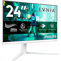 Evnia 24M2N3201P, Gaming-Monitor 60.5 cm (23.8 Zoll), weiß, FullHD, Fast IPS, Einstellbarer Standfuß