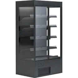 KBS Gastrotechnik Wandkühlregal Variant 167 Black Line mit Drehtüren