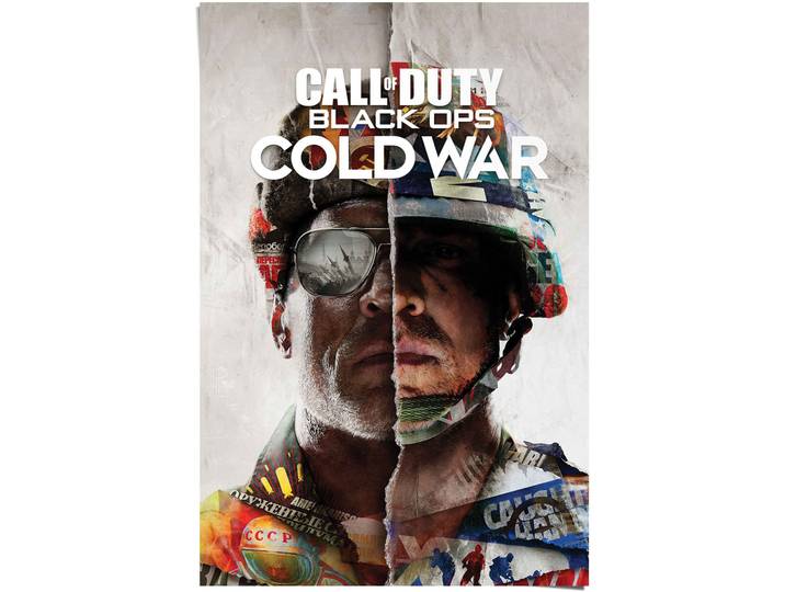 Poster REINDERS Call of Duty Game - PSP - für Gamer , braun (farbe bild(er): braun), B:61cm H:91,5cm, Papier, Bilder, Poster