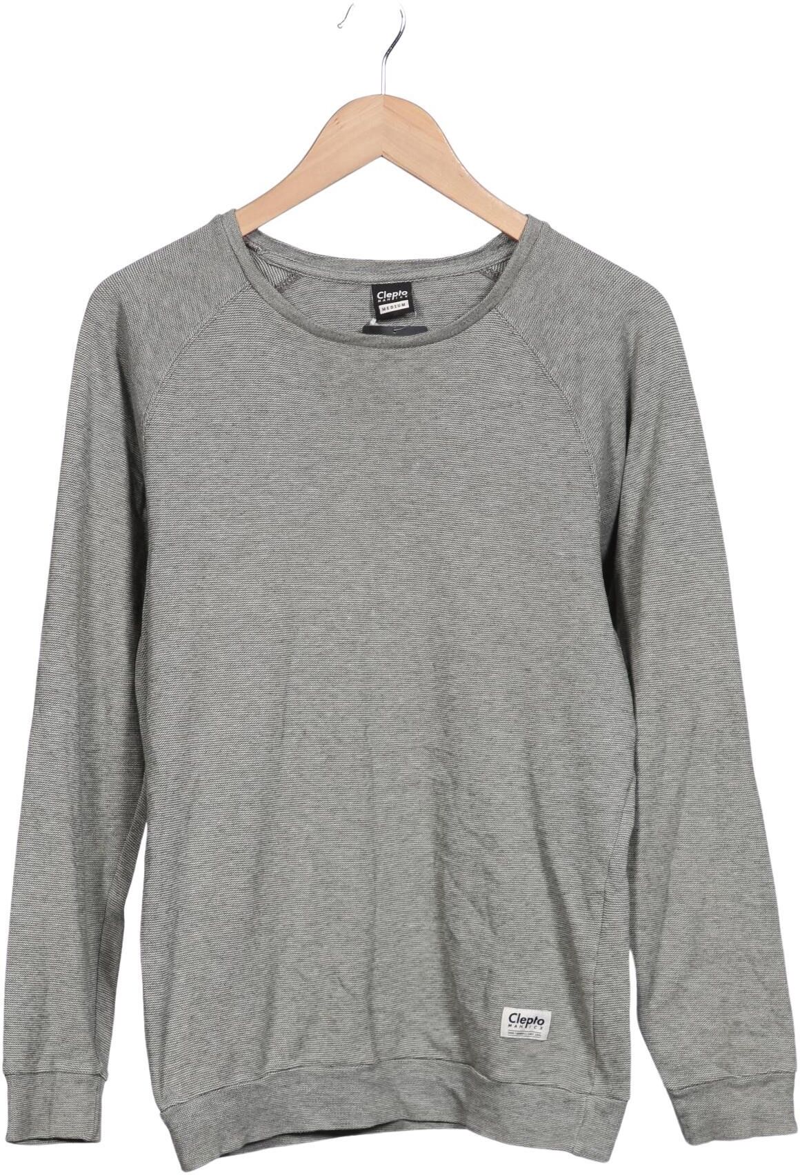 Cleptomanicx Herren Pullover, Grau, Gr. M, Baumwolle - Second Hand