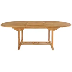 Ebuy24 Salamanca Gartentisch mit Zusatzplatte Teak.