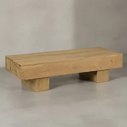 KADIMA DESIGN Massivholz Couchtisch SAAR: 120x45 cm, Massivholz, handgefertigt, pflegeleicht.