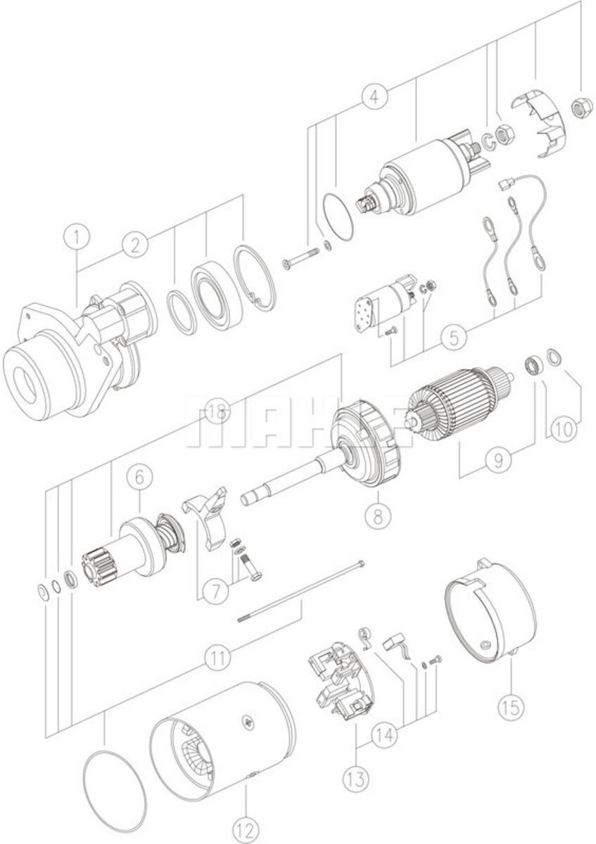 Mahle Starter MS 286