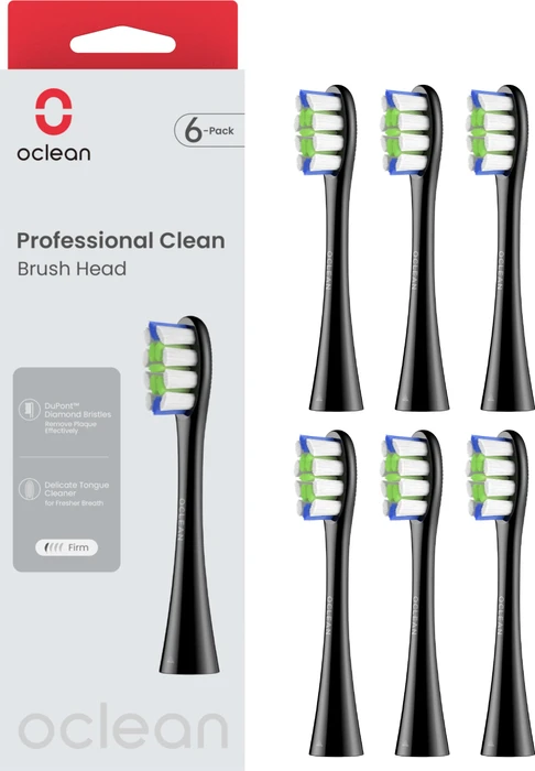 Oclean Professional Clean P1C5 B06 6 Stück schwarz, 6 Stück