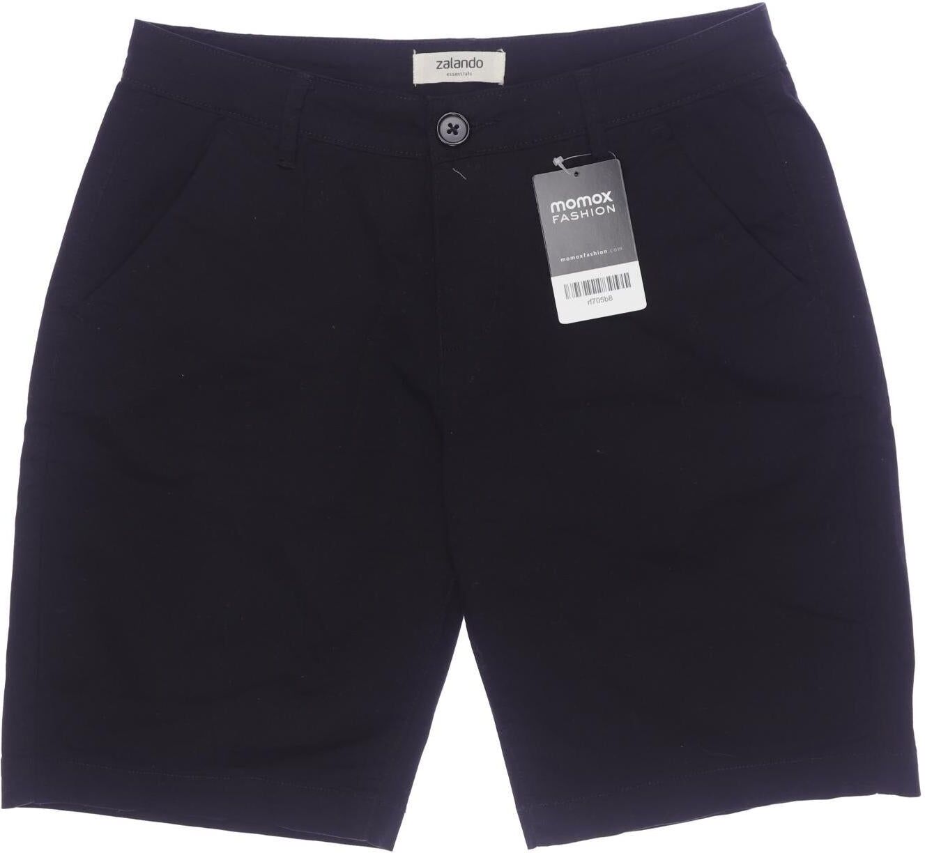 Zalando Essentials Damen Shorts, Schwarz, Gr. S, Elasthan / Baumwolle - Second Hand