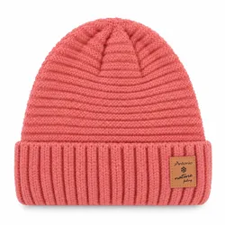 Antonio Damen Strick Mütze Bouclé Beanie - rot