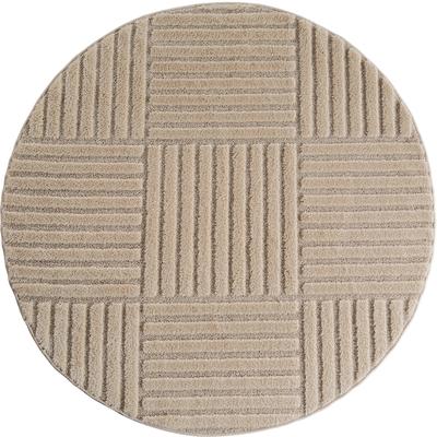 Ayyildiz Teppiche "ART 1123, auch als Läufer und in Rund erhältlich" rund 8 mm Höhe Boho Design, 3D Optik, Struktur Hoch Tief, skandinavisch, Wohnzimmer