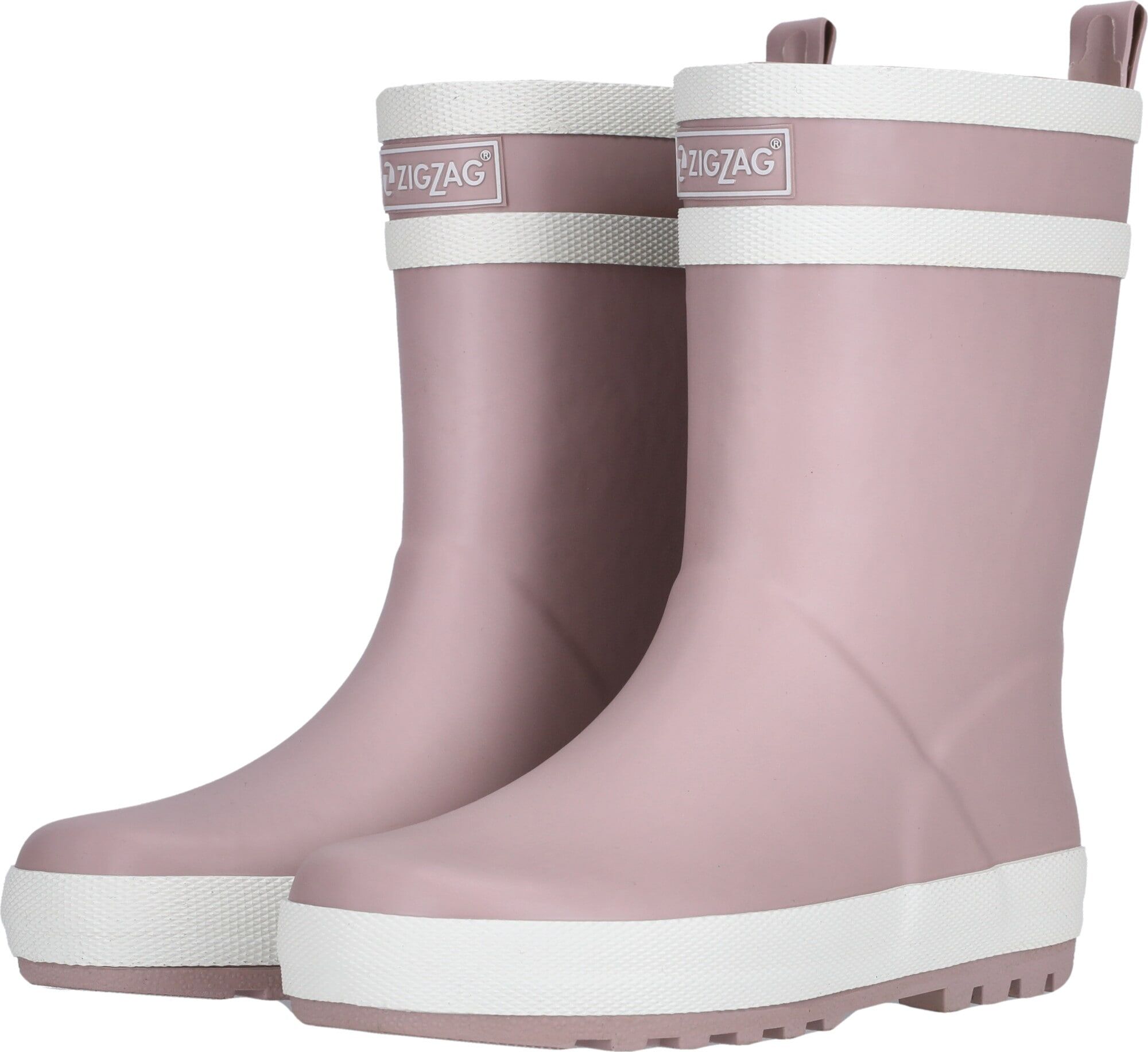 Gummistiefel ZIGZAG "Hurricane", Jungen, Gr. 24, rosa, Synthetik, Schuhe Gummistiefel, wasserdicht rosa 24