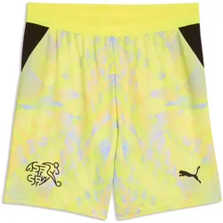 PUMA SFV Schweiz Torwartshorts WM 2026 Kinder 89 - yellow alert/elektro purple 140