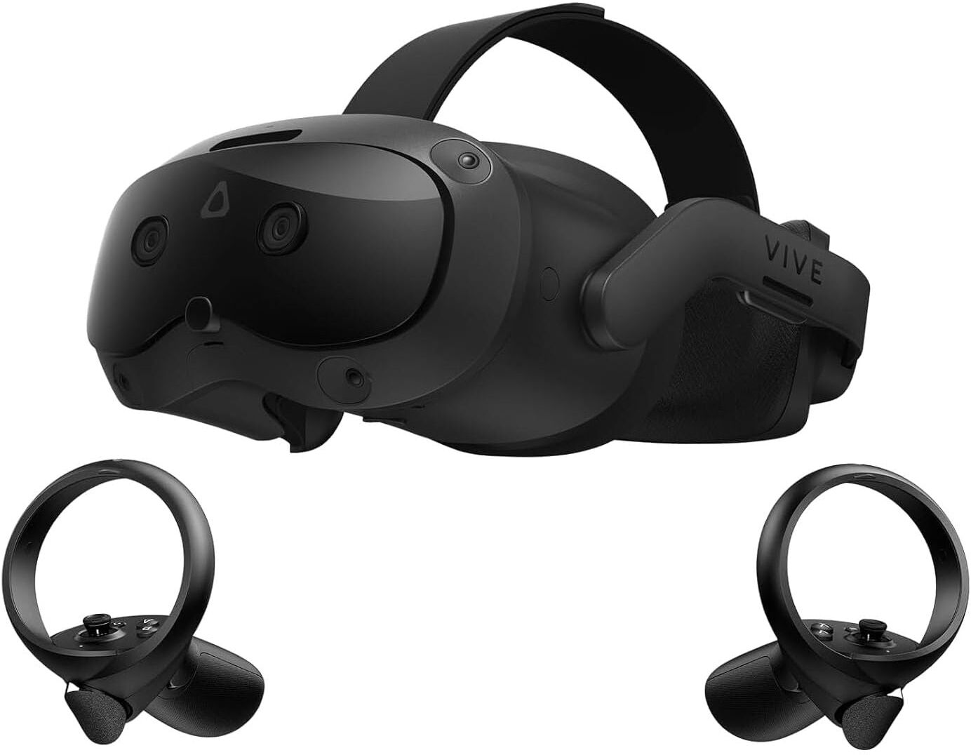 HTC Vive Focus Vision Bundle – Mixed Reality & PC VR Headset with Controllers, Used - Very Good